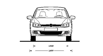 Размеры Volkswagen Polo Sedan