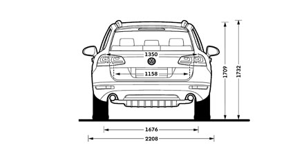 Размеры Volkswagen Touareg