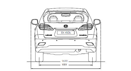 Размеры Lexus RX 450h