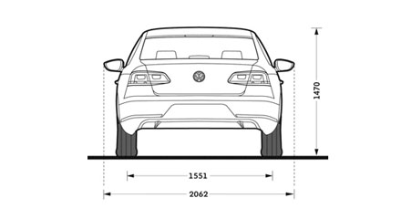 Размеры Volkswagen Passat