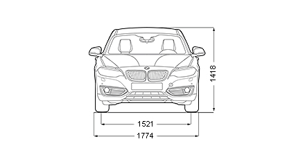 Размеры BMW 2 SERIES