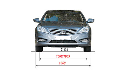 Размеры Hyundai Grandeur