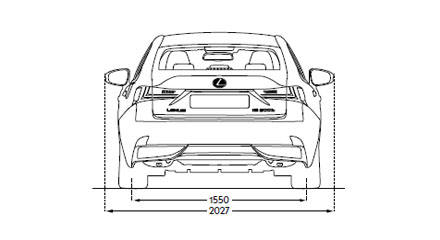 Размеры Lexus IS