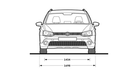 Размеры Volkswagen Polo