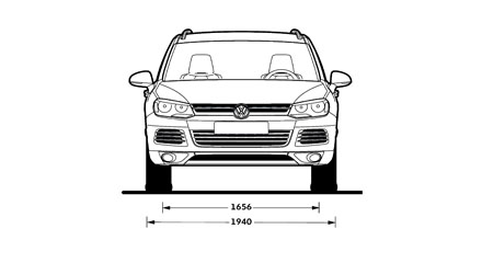 Размеры Volkswagen Touareg