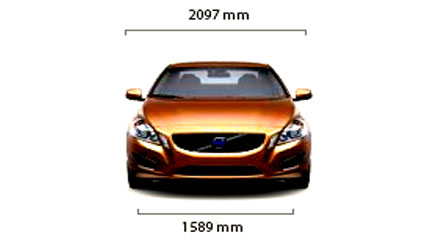 Размеры Volvo S60