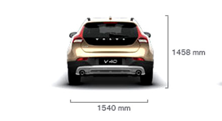 Размеры Volvo V40