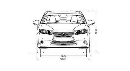 Размеры Lexus ES