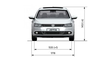 Размеры Volkswagen Jetta