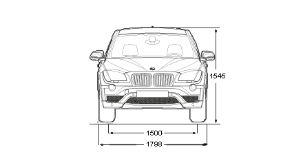 Размеры BMW X1