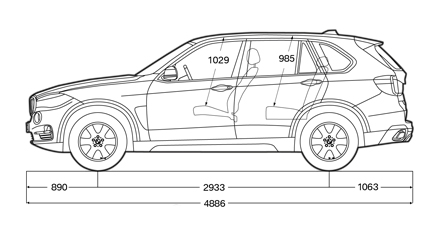 Размеры BMW X5