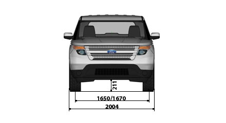 Размеры Ford Explorer
