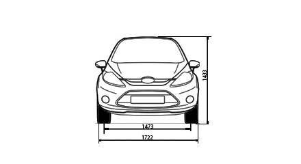 Размеры Ford Fiesta