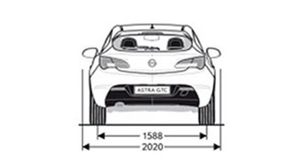 Размеры Opel Astra GTC
