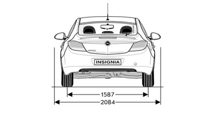 Размеры Opel Insignia