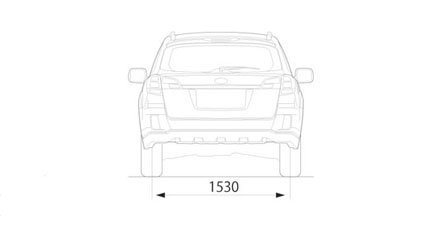 Размеры Subaru Outback