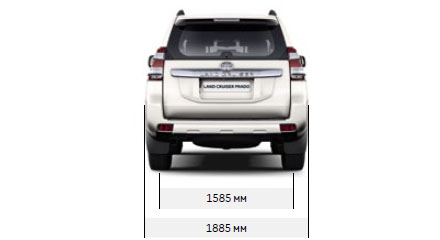 Размеры Toyota Land Cruiser Prado